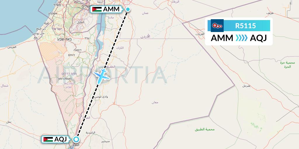 jordan aviation amman to aqaba