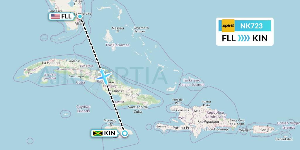 nk723-flight-status-spirit-airlines-fort-lauderdale-to-kingston-nks723