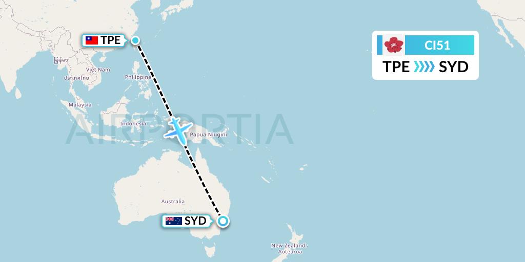 ci51-flight-status-china-airlines-taipei-to-sydney-cal51