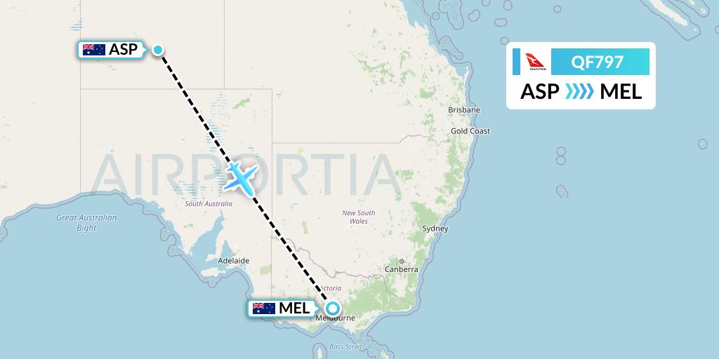 QF797 Flight Status Qantas Alice Springs to Melbourne (QFA797)