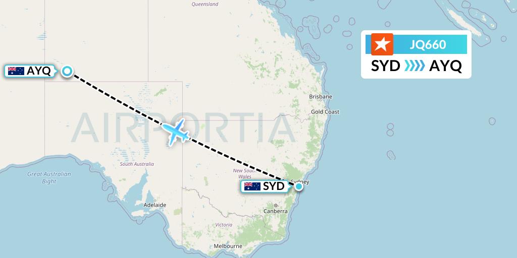 JQ660 Flight Status Jetstar Airways Sydney to Ayers Rock (JST660) JQ660 Flight Status Jetstar Airways Sydney to Ayers Rock (JST660)
