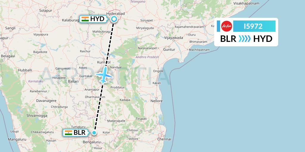 I5972 Flight Status AirAsia India Bangalore To Hyderabad IAD972 I5972 Flight Status AirAsia India Bangalore To Hyderabad IAD972