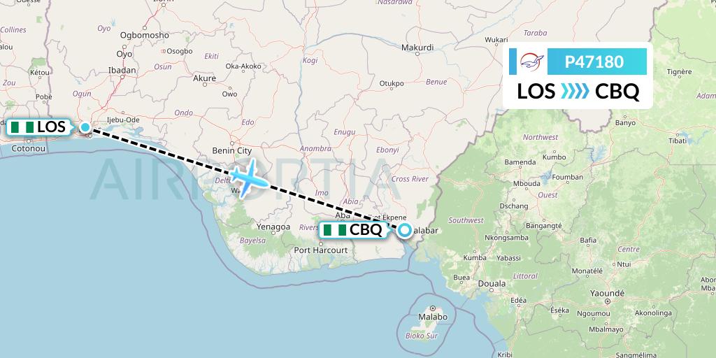 P47180 Flight Status Air Peace Lagos to Calabar (APK7180)