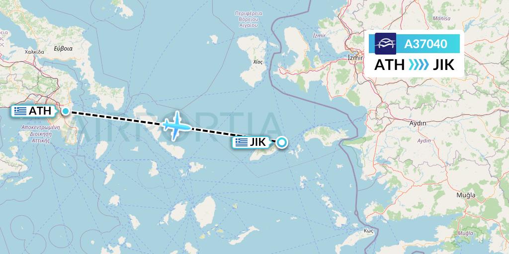 A37040 Flight Status Aegean Airlines Athens to Ikaria (AEE7040)