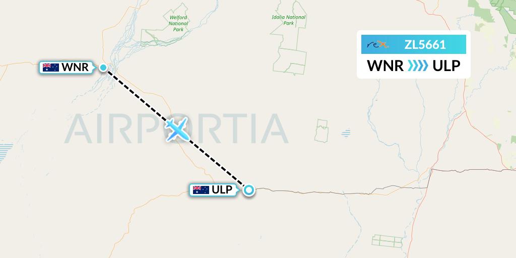 ZL5661 Regional Express Flight Map: Australia to Australia