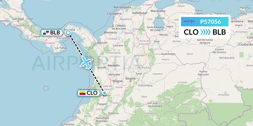 P57056 Flight Status Copa Airlines Colombia Cali to Balboa (RPB7056)