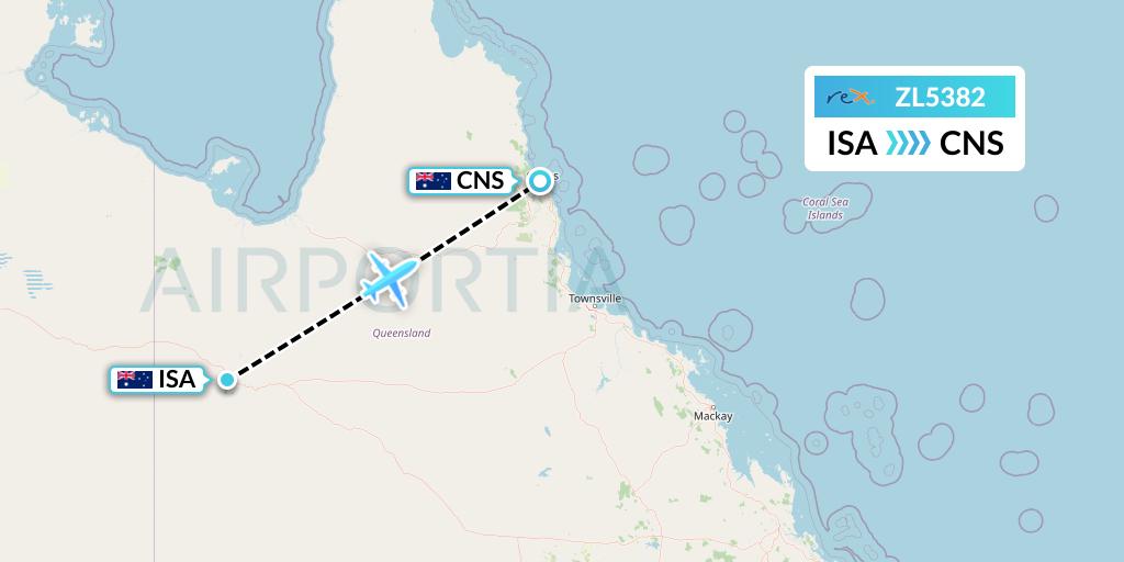 ZL5382 Flight Status Regional Express Mount Isa to Cairns (RXA5382) ZL5382 Flight Status Regional Express Mount Isa to Cairns (RXA5382)