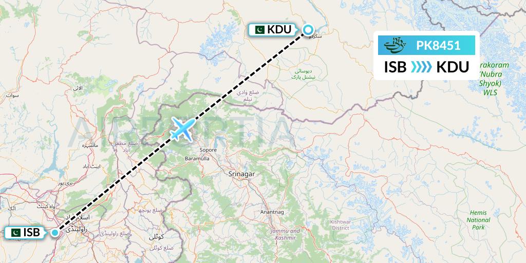 Pk8451 Flight Status Pakistan International Airlines Islamabad To Skardu Pia8451