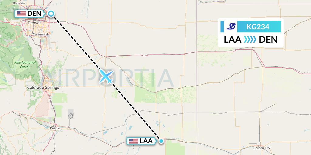 KG234 Flight Status Key Lime Air Lamar to Denver (LYM234)