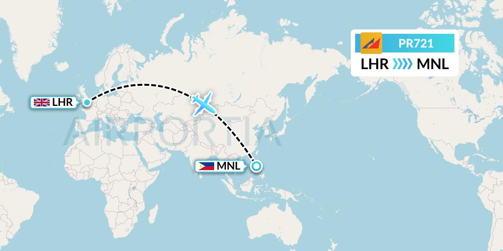 Philippine Airlines Route Map