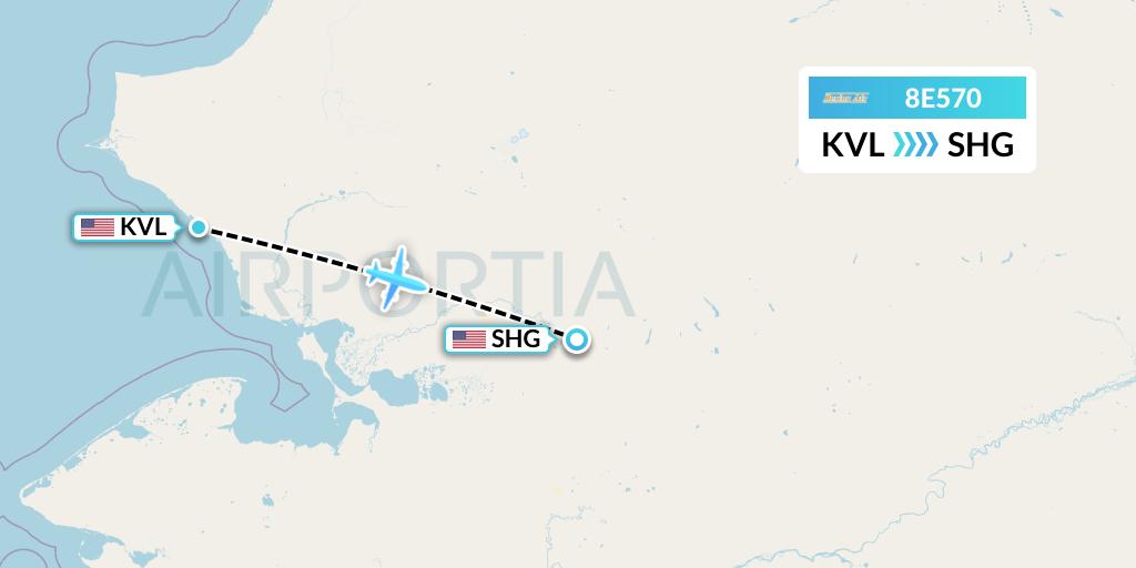 8E570 Flight Status Bering Air Kivalina to Shungnak (BRG570)