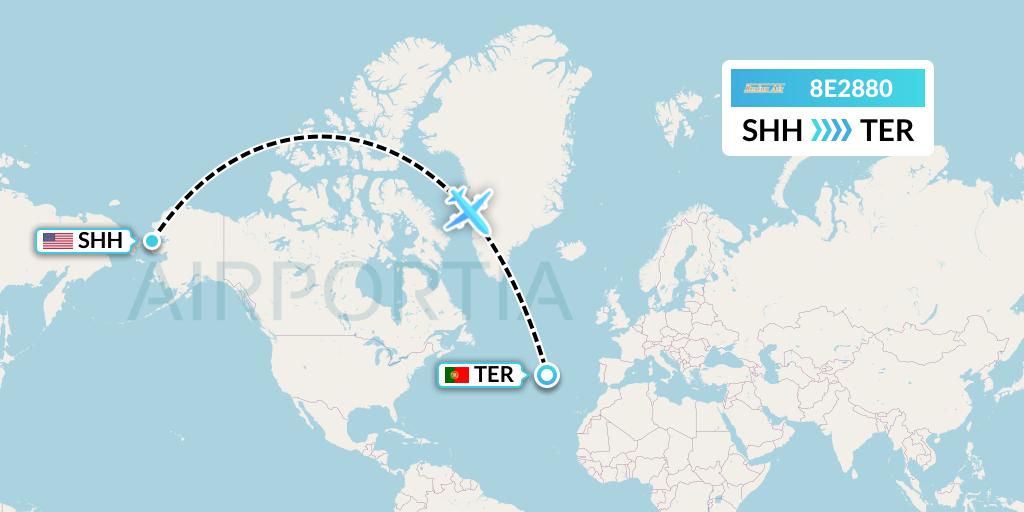 8E2880 Flight Status Bering Air Shishmaref to Lajes (BRG2880)