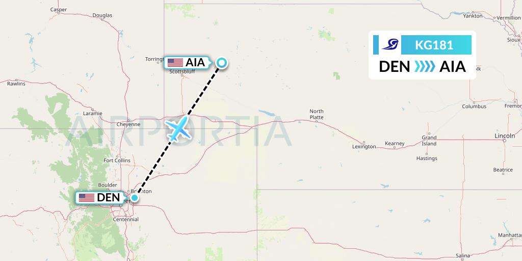 KG181 Flight Status Key Lime Air Denver to Alliance (LYM181)
