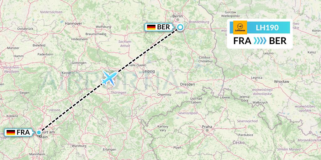 Flight From Frankfurt To Berlin Germany