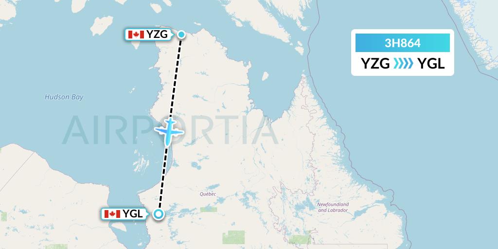 3H864 Flight Status Air Inuit Salluit to La Grande Riviere (AIE864)