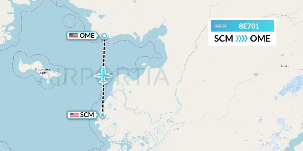 8E701 Flight Status Bering Air Scammon Bay to Nome (BRG701)