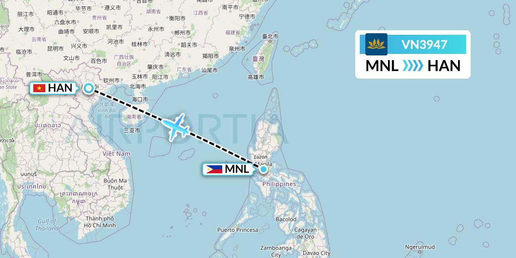 VN3947 Flight Status Vietnam Airlines Manila To Hanoi HVN3947 vn3947-flight-status-vietnam-airlines-manila-to-hanoi-hvn3947
