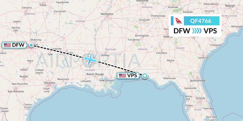 QF4766 Qantas Flight Map: Dallas to Valparaiso