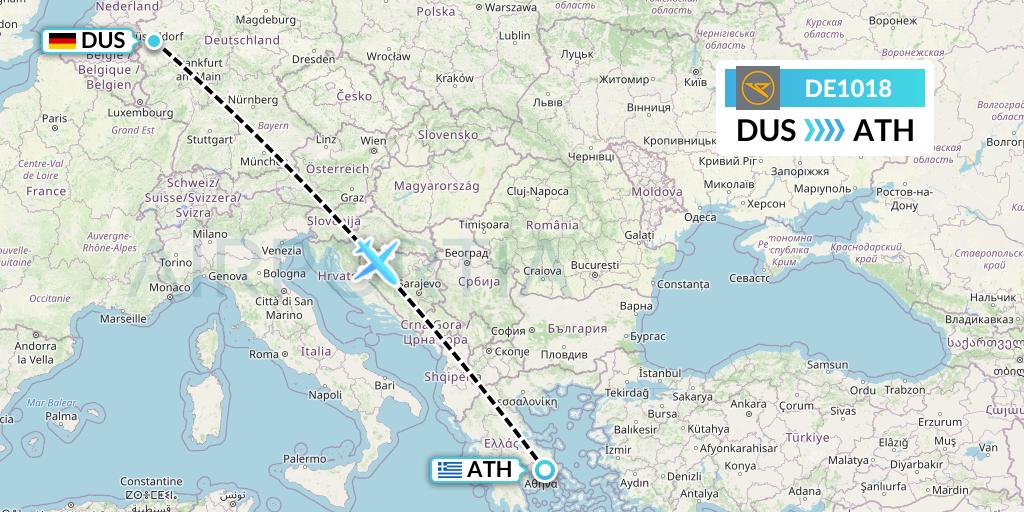 DE1018 Flight Status Condor Dusseldorf to Athens (CFG1018)