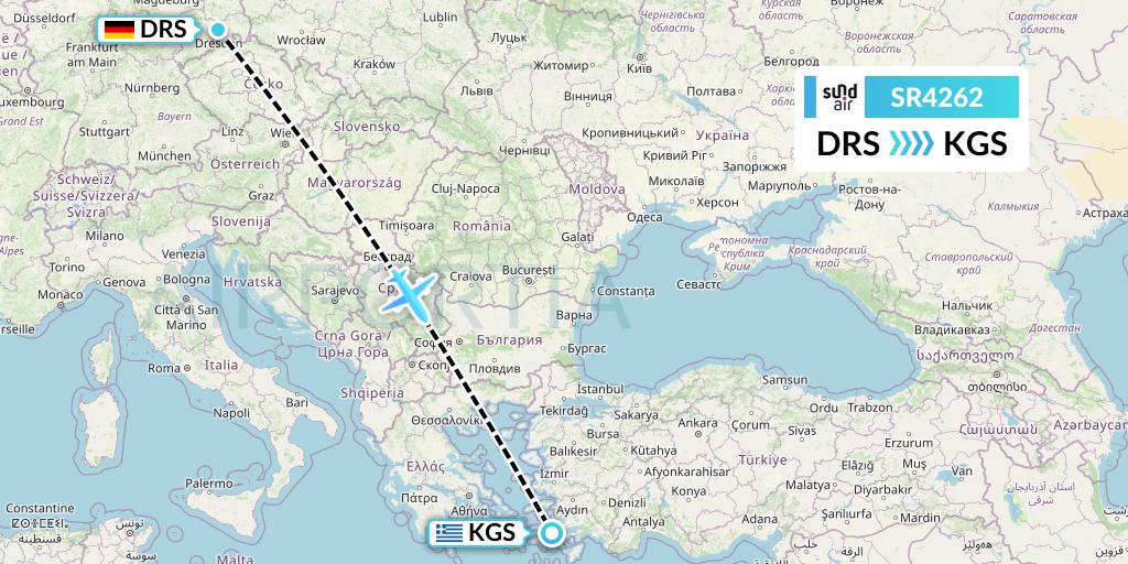 SR4262 Flight Status SundAir Dresden to