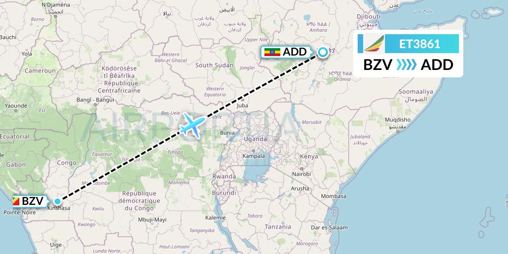 Direct (nonstop) flights from Addis Ababa to Entebbe schedules
