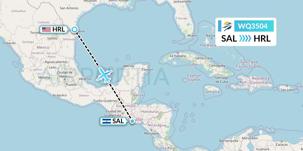 WQ3504 Flight Status Swift Air San Salvador to Harlingen (SWQ3504)