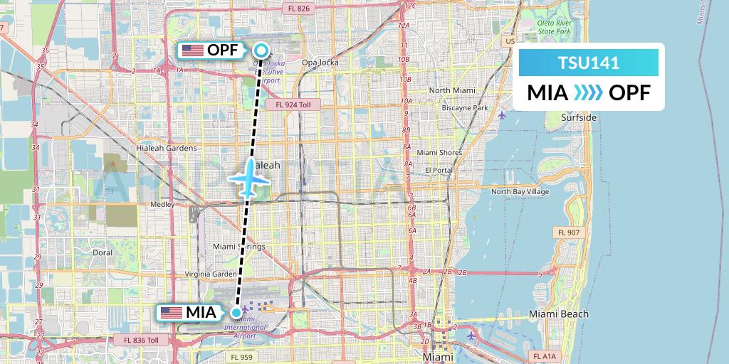TSU141 Flight Status Gulf and Caribbean Cargo Miami to Miami