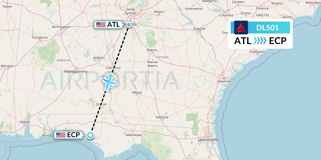DL501 Flight Status Delta Air Lines Atlanta to Panama City (DAL501)