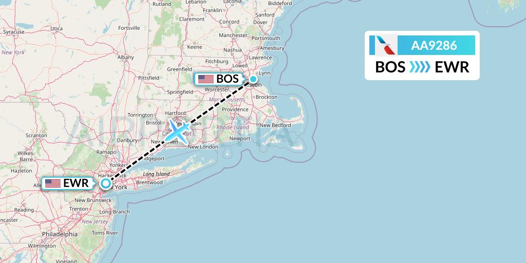 AA9286 Flight Status American Airlines Boston to New York (AAL9286)