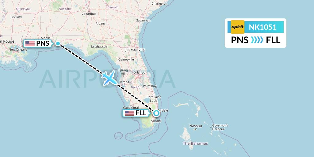 nk1051-flight-status-spirit-airlines-pensacola-to-fort-lauderdale