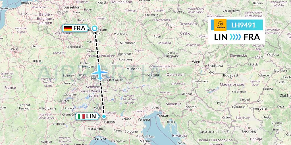 LH9491 Flight Status Lufthansa Milan to Frankfurt (DLH9491)