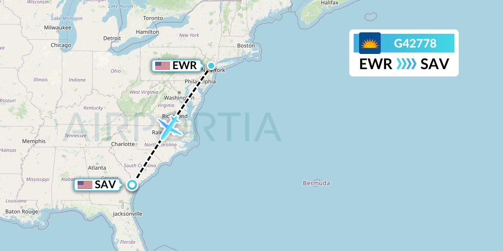 G42778 Flight Status Allegiant Air New York to Savannah (AAY2778)