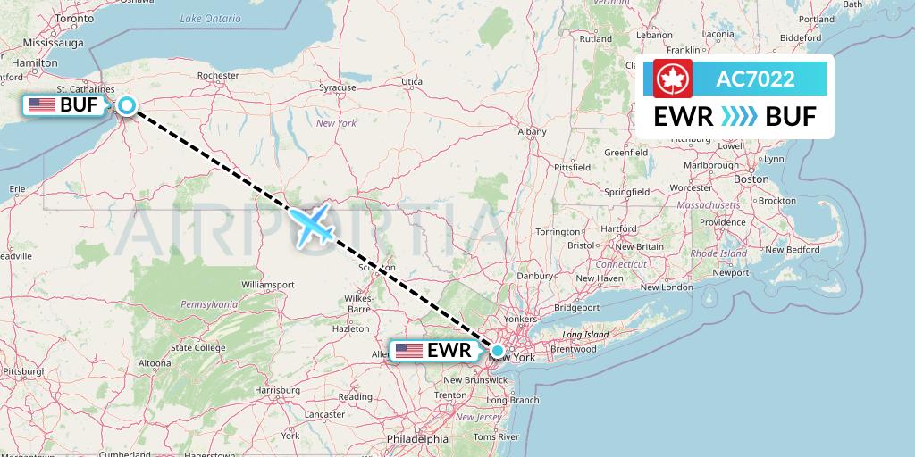AC7022 Flight Status Air Canada New York to Buffalo (ACA7022)