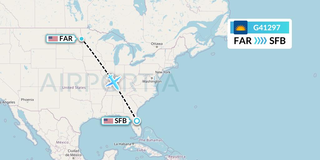 G41297 Flight Status Allegiant Air Fargo to Orlando (AAY1297)
