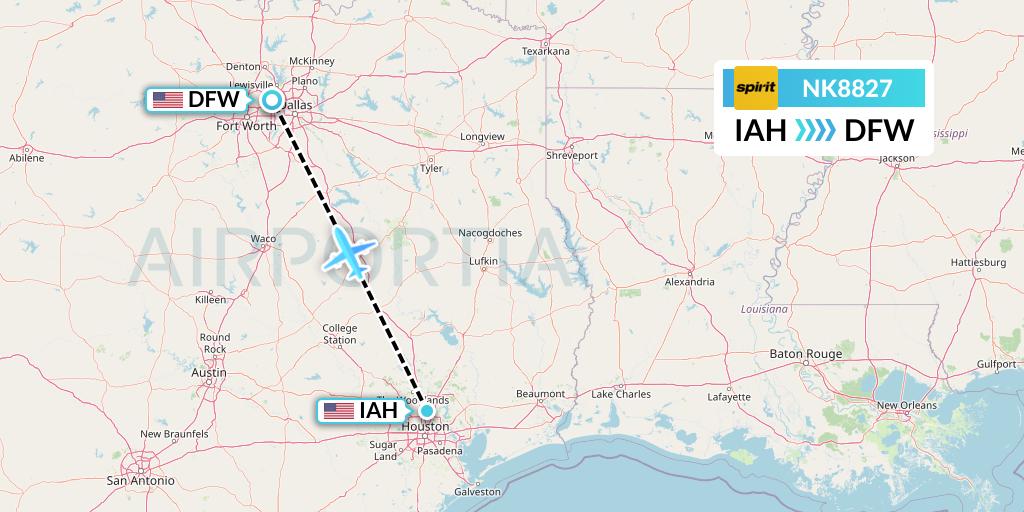 nk8827-flight-status-spirit-airlines-houston-to-dallas-nks8827
