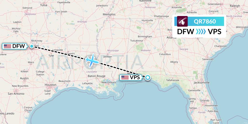 QR7860 Qatar Airways Flight Map: Dallas to Valparaiso