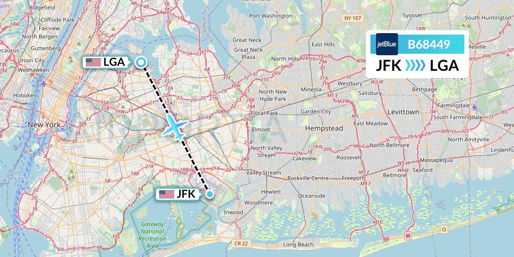 B68449 Flight Status JetBlue Airways New York to New York (JBU8449)