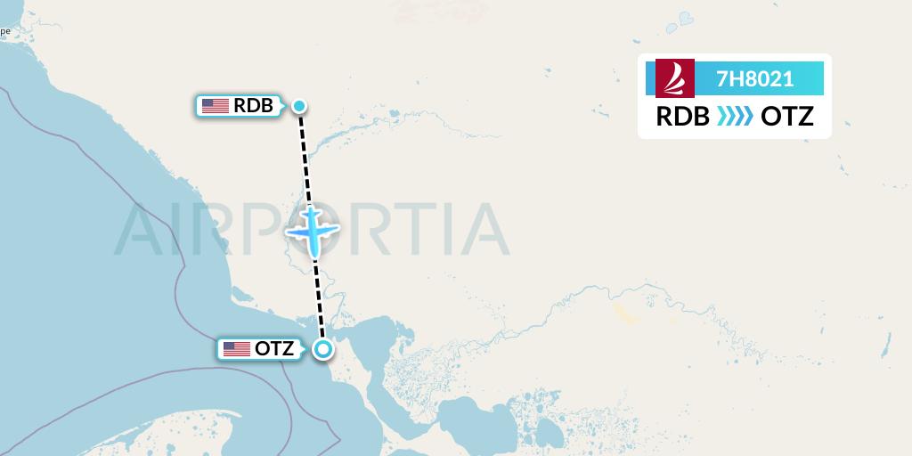 7H8021 Flight Status Ravn Alaska Red Dog to Kotzebue (RVF8021)