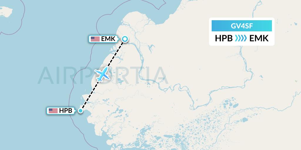 GV4SF Flight Status Grant Aviation Hooper Bay to Emmonak (GUN4SF)