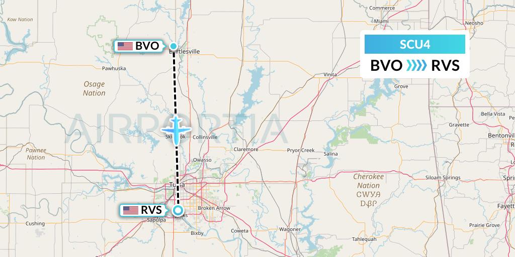 SCU4 Flight Status Air Scorpio Bartlesville to Tulsa