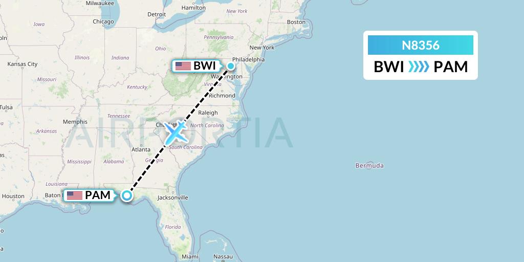 N8356 Flight Status National Airlines Baltimore to Panama City (NCR356)