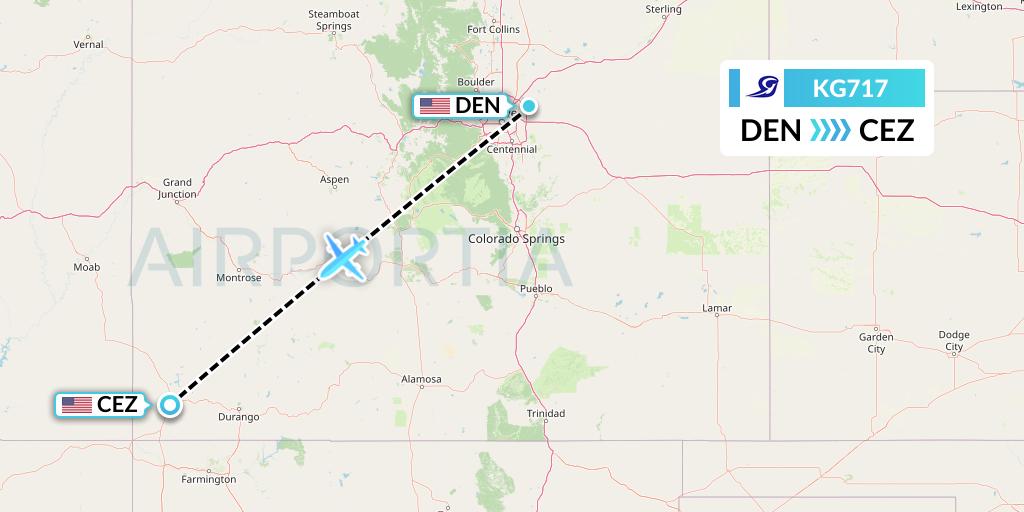 KG717 Flight Status Key Lime Air Denver to Cortez (LYM717)