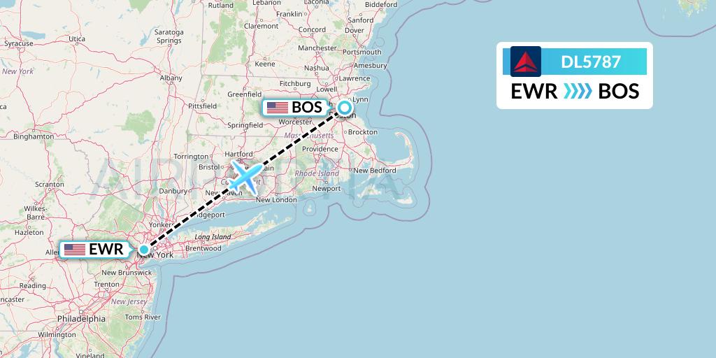 DL5787 Flight Status Delta Air Lines New York to Boston (DAL5787)