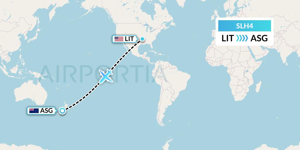 SLH4 Flight Status Silverhawk Aviation Little Rock to New Zealand