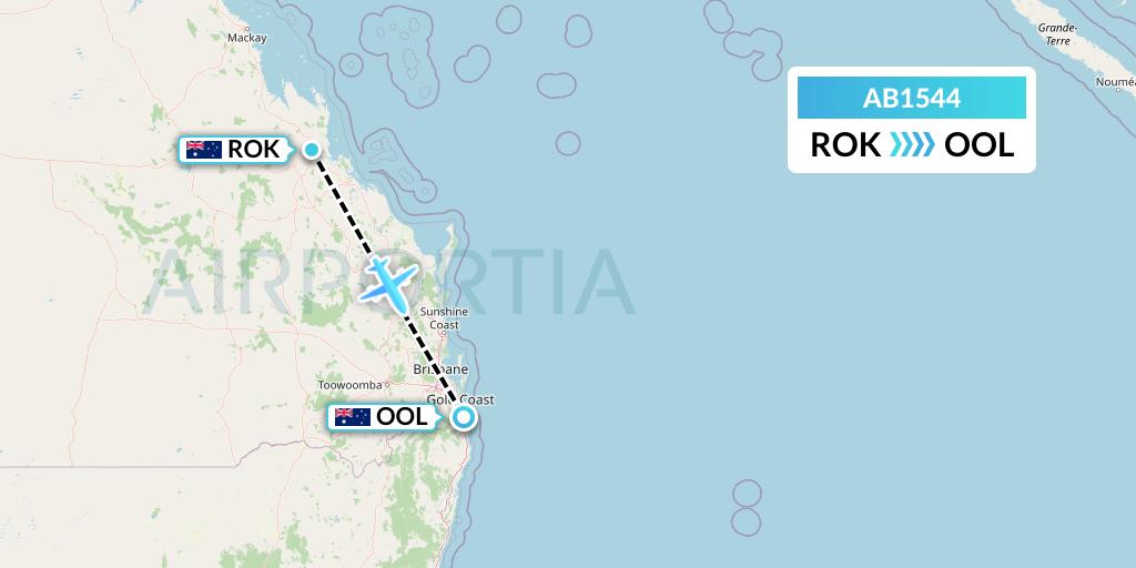 AB1544 Flight Status Bonza Aviation Rockhampton to Gold Coast (BNZ1544) AB1544 Flight Status Bonza Aviation Rockhampton to Gold Coast (BNZ1544)