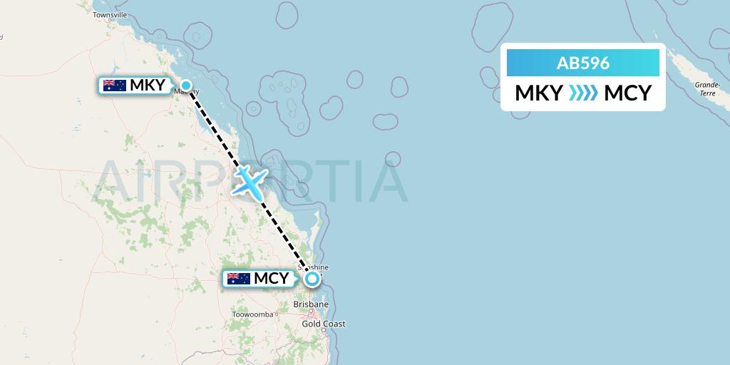 AB596 Flight Status Bonza Aviation Mackay to Sunshine Coast (BNZ596) AB596 Flight Status Bonza Aviation Mackay to Sunshine Coast (BNZ596)