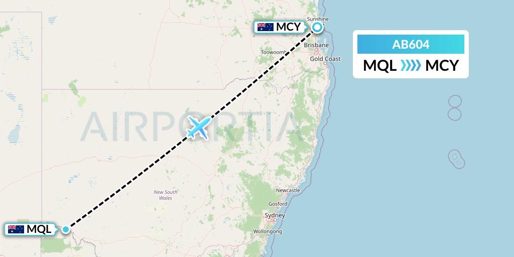 AB604 Flight Status Bonza Aviation Mildura to Sunshine Coast (BNZ604)
