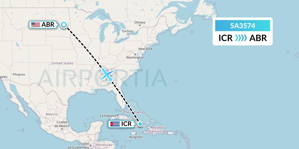 5A3574 Flight Status Alpine Air Express Nicaro to Aberdeen (AIP3574)