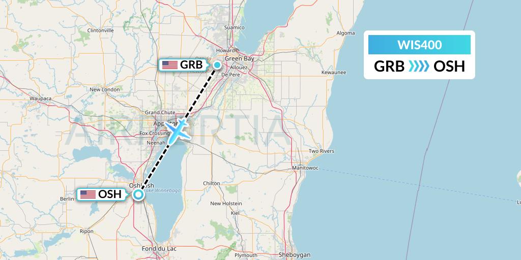 WIS400 Flight Status Paccair Green Bay to Oshkosh