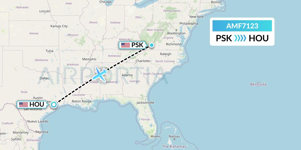 AMF7123 Flight Status Ameriflight Dublin to Houston